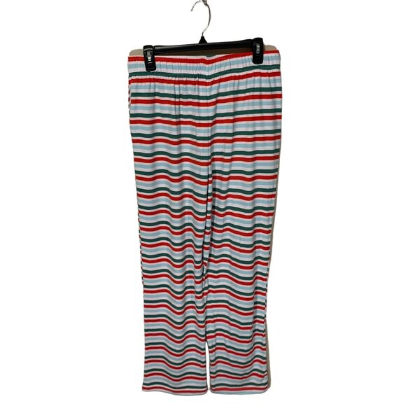 Cuddl Duds Mens Papa Elf Christmas Pajama Top Size M Polyester & Spandex Green & - Picture 10 of 10